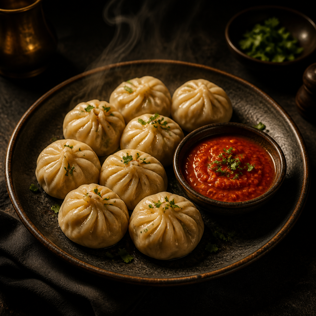 Wood-fire Momos